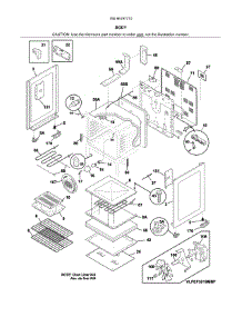 Body parts for Kenmore Range 790.96197710 (79096197710, 790 96197710) from AppliancePartsPros.com
