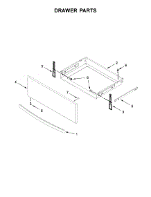Drawer Parts parts for Kenmore Range 664.95123611 (66495123611, 664 95123611) from AppliancePartsPros.com