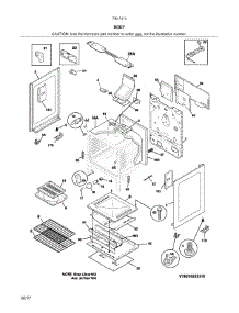 Body parts for Kenmore Range 790.74134314 (79074134314, 790 74134314) from AppliancePartsPros.com