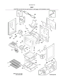 Body parts for Kenmore Range 790.74237710 (79074237710, 790 74237710) from AppliancePartsPros.com