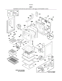Body parts for Kenmore Range 790.96182710 (79096182710, 790 96182710) from AppliancePartsPros.com