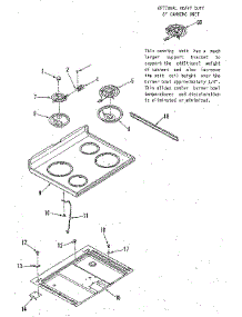 Main Top Section parts for Kenmore Range 911.9389180 (9119389180, 911 9389180) from AppliancePartsPros.com