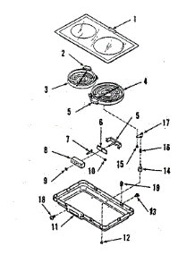 Optional Electric Radiant Module Kit 4998730 parts for Kenmore Range 911.9698890 (9119698890, 911 9698890) from AppliancePartsPros.com
