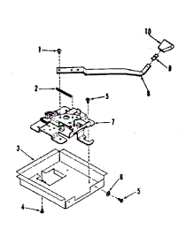 Door Lock Section parts for Kenmore Range 911.9698810 (9119698810, 911 9698810) from AppliancePartsPros.com