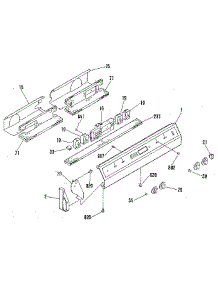 Control Section parts for Kenmore Range 911.4548814 (9114548814, 911 4548814) from AppliancePartsPros.com