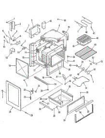 Body Section parts for Kenmore Range 911.9398710 (9119398710, 911 9398710) from AppliancePartsPros.com