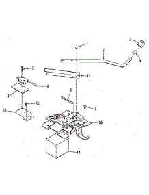 Power Lock Section parts for Kenmore Range 911.9398710 (9119398710, 911 9398710) from AppliancePartsPros.com