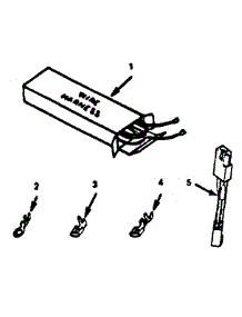 Wire Harnesses And Components parts for Kenmore Range 911.4558812 (9114558812, 911 4558812) from AppliancePartsPros.com