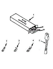 Wire Harnesses And Components parts for Kenmore Range 911.4558813 (9114558813, 911 4558813) from AppliancePartsPros.com