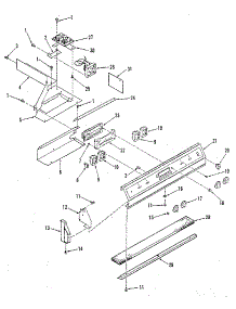 Control Section parts for Kenmore Range 911.4558890 (9114558890, 911 4558890) from AppliancePartsPros.com