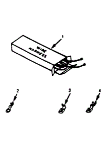 Wire Harness And Components parts for Kenmore Range 911.4558890 (9114558890, 911 4558890) from AppliancePartsPros.com