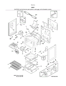 Body parts for Kenmore Range 790.74149710 (79074149710, 790 74149710) from AppliancePartsPros.com
