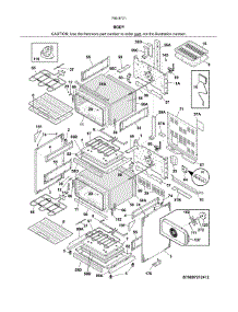 Body parts for Kenmore Range 790.97212412 (79097212412, 790 97212412) from AppliancePartsPros.com