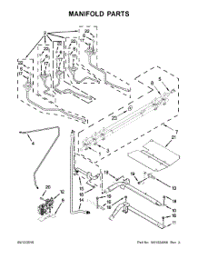 Manifold Parts parts for Kenmore Range 664.75123610 (66475123610, 664 75123610) from AppliancePartsPros.com