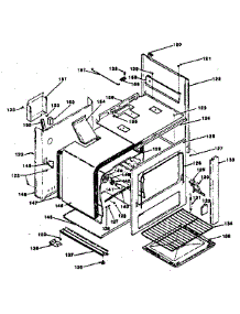 Body Section parts for Kenmore Range 119.7488810 (1197488810, 119 7488810) from AppliancePartsPros.com