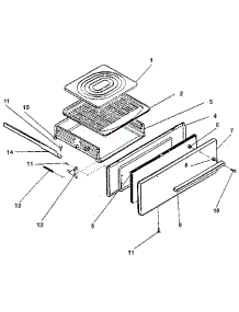 Broiler Section parts for Kenmore Range 119.7488882 (1197488882, 119 7488882) from AppliancePartsPros.com