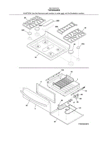 Top Drawer parts for Kenmore Range 790.74333313 (79074333313, 790 74333313) from AppliancePartsPros.com