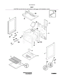 Body parts for Kenmore Range 790.73033315 (79073033315, 790 73033315) from AppliancePartsPros.com