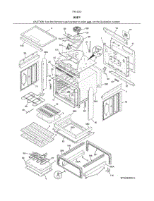 Body parts for Kenmore Range 790.42522317 (79042522317, 790 42522317) from AppliancePartsPros.com