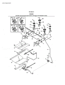 Burner parts for Kenmore Range 790.32603311 (79032603311, 790 32603311) from AppliancePartsPros.com
