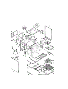 Body parts for Kenmore Range 790.73772100 (79073772100, 790 73772100) from AppliancePartsPros.com