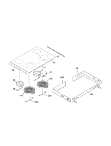 Main Top parts for Kenmore Range 790.42519310 (79042519310, 790 42519310) from AppliancePartsPros.com