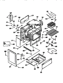 Body Section parts for Kenmore Range 911.93361591 (91193361591, 911 93361591) from AppliancePartsPros.com