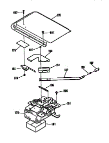 Door Lock Section parts for Kenmore Range 911.93361591 (91193361591, 911 93361591) from AppliancePartsPros.com
