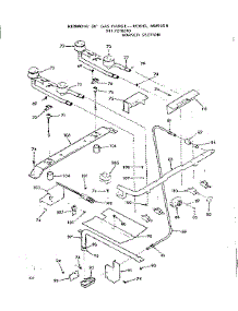 Burner Section parts for Kenmore Range 911.7278310 (9117278310, 911 7278310) from AppliancePartsPros.com