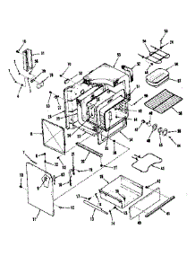 Body Section parts for Kenmore Range 911.9368410 (9119368410, 911 9368410) from AppliancePartsPros.com