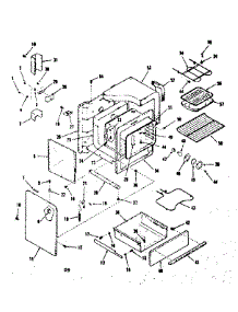 Body Section parts for Kenmore Range 911.9378610 (9119378610, 911 9378610) from AppliancePartsPros.com