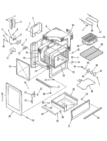 Body Section parts for Kenmore Range 911.9328710 (9119328710, 911 9328710) from AppliancePartsPros.com