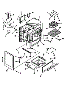 Body Section parts for Kenmore Range 911.9188810 (9119188810, 911 9188810) from AppliancePartsPros.com