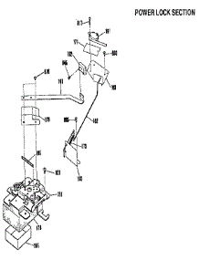 Power Lock Section parts for Kenmore Range 911.9372591 (9119372591, 911 9372591) from AppliancePartsPros.com