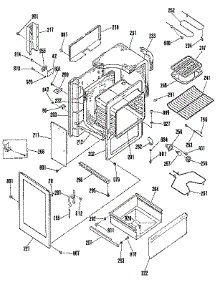 Body Section parts for Kenmore Range 911.9592590 (9119592590, 911 9592590) from AppliancePartsPros.com