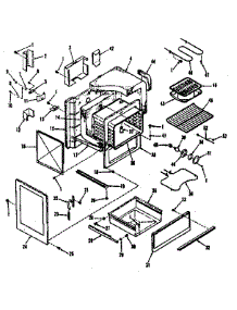 Body Section parts for Kenmore Range 911.9328810 (9119328810, 911 9328810) from AppliancePartsPros.com