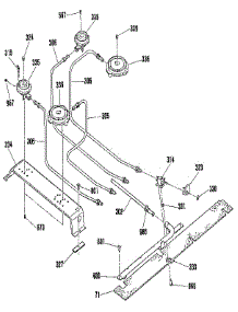 Top Burner Section parts for Kenmore Range 911.3672990 (9113672990, 911 3672990) from AppliancePartsPros.com