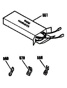 Wire Harness And Components parts for Kenmore Range 911.3672992 (9113672992, 911 3672992) from AppliancePartsPros.com