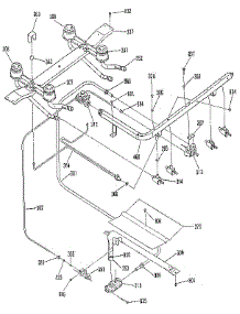Burner Section parts for Kenmore Range 911.7129183 (9117129183, 911 7129183) from AppliancePartsPros.com
