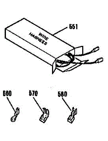 Wire Harness And Components parts for Kenmore Range 911.9584590 (9119584590, 911 9584590) from AppliancePartsPros.com