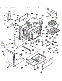 Body Section parts for Kenmore Range 911.9584990 (9119584990, 911 9584990) from AppliancePartsPros.com