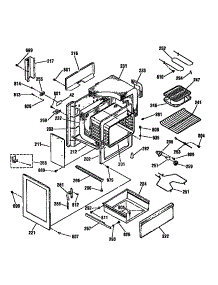 Body Section parts for Kenmore Range 911.92391790 (91192391790, 911 92391790) from AppliancePartsPros.com