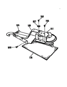 Door Lock parts for Kenmore Range 911.4554091 (9114554091, 911 4554091) from AppliancePartsPros.com