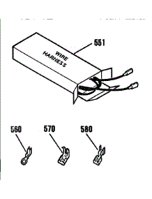 Wire Harness parts for Kenmore Range 911.4554191 (9114554191, 911 4554191) from AppliancePartsPros.com