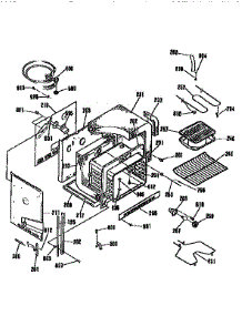 Body Section parts for Kenmore Range 911.4554191 (9114554191, 911 4554191) from AppliancePartsPros.com