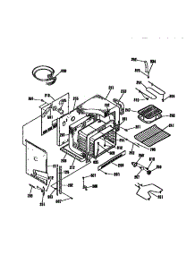 Body Section parts for Kenmore Range 911.4554990 (9114554990, 911 4554990) from AppliancePartsPros.com