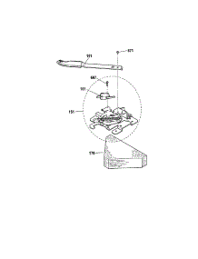 Door Lock parts for Kenmore Range 911.93491992 (91193491992, 911 93491992) from AppliancePartsPros.com