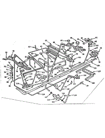 Burner Section parts for Kenmore Range 103.258070 (103258070, 103 258070) from AppliancePartsPros.com
