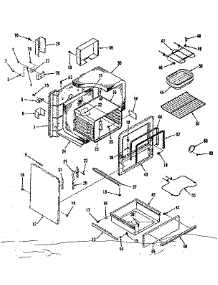 Body Section parts for Kenmore Range 911.6208511 (9116208511, 911 6208511) from AppliancePartsPros.com