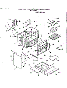 Body Section parts for Kenmore Range 911.6208410 (9116208410, 911 6208410) from AppliancePartsPros.com